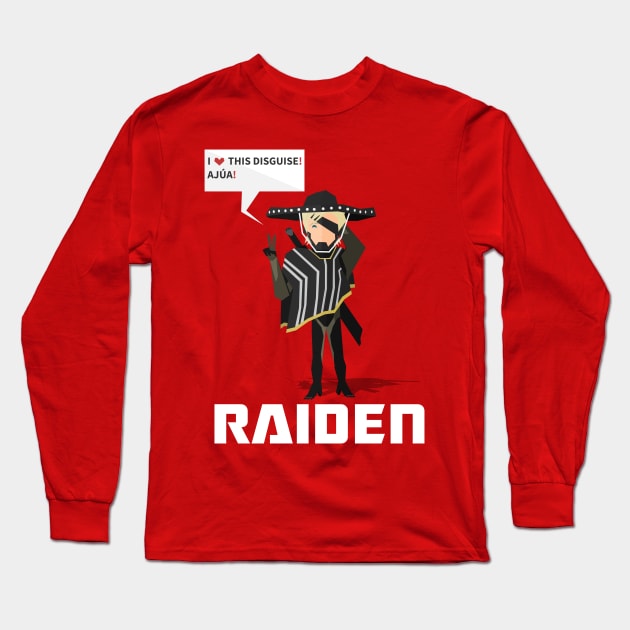 Mariachi Raiden Long Sleeve T-Shirt by edycibrian